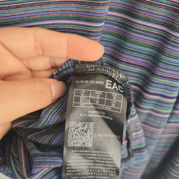 GUESS Men's Multicolor Striped Shirt - Picture 7 of 7